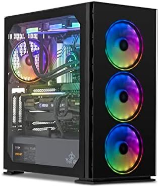 YEYIAN Yari X21 Gaming PC Computer, INTEL 12th Gen Alder Lake i9-12900KF 16-Core 3.2GHz, GeForce RTX 3080 10GB GDDR6X, 2TB NVMe Gen 4 SSD, 2TB 3.5” HDD, 32GB DDR5 4800MHz, 240mm AIO ARGB WiFi 6 BT 5.2