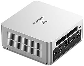 MINISFORUM Mini PC i7 UN1265 Mini PC Win11 Intel Core i7-12650H 32GB DDR4 1TB PCIe4.0 SSD Wi-Fi6E&BT 5.2, HDMI2.0/USB Type-C/DisplayPort1.4, 1 x 2.5 G RJ45 LAN Home&Office Mini Computers