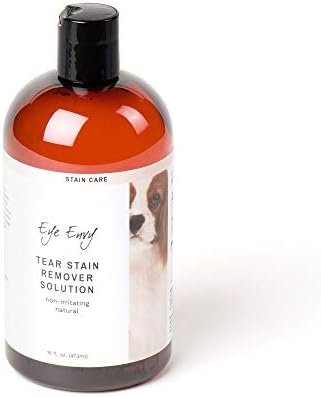 Eye Envy Tear Stain Remover Solution for Dogs|100% Natural,Safe|Recommended by Breeders/Vet/Professional Handlers/Groomers|Contains colloidal Silver (16oz)