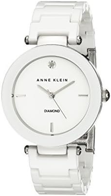 Anne Klein Women’s Genuine Diamond Dial Ceramic Bracelet Watch