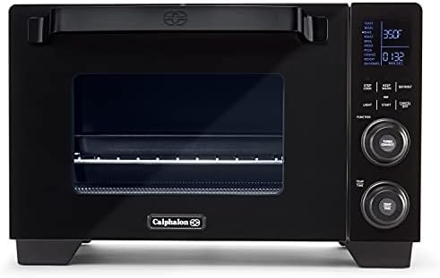 Calphalon Performance Cool Touch Toaster Oven with Turbo Convection, Large (2106488), Black/Silver
