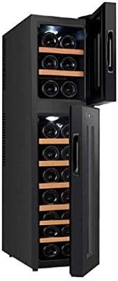 GagalU Wine Cooler – Red and White Wine Chiller – Countertop Wine Cellar – Freestanding Refrigerator with LCD Display Digital Touch Controls
