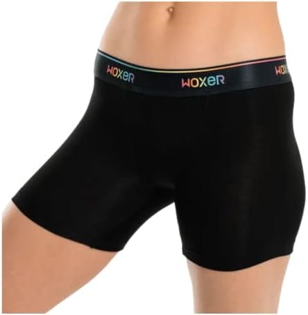 Woxer Womens Boxer Briefs Underwear, Baller 5” Boyshorts Panties Soft Chafing-Free, No Roll Inseam