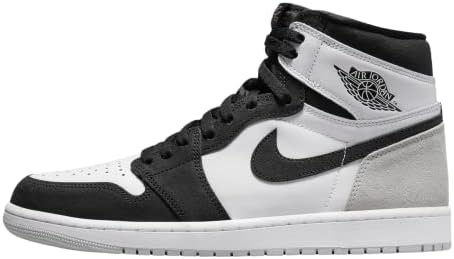 Nike Men’s Air Jordan 1 High Retro OG ‘Brotherhood’ Basketball Shoes, White/Black-grey Fog-bleached, 10.5