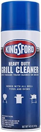 Kingsford Heavy Duty Spray-On Grill Cleaner Aerosol | Cuts Through Grease and Grime on Contact | Makes Grill Cleaning Effortless, Great for Grills or Ovens | 14.5 ounces