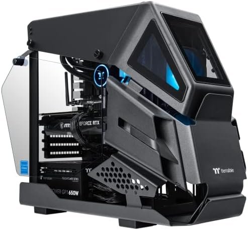 Thermaltake AH-360 Liquid-Cooled PC (AMD Ryzen 5 5600X, RTX 3060, 16GB RGB 3600Mhz DDR4 ToughRAM RGB Memory, 1TB Gen4 NVMe M.2, WiFi, Win 10 Home) Gaming Desktop Computer AHB2-B550-A36-LCS