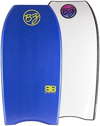 BZ Bodyboards – 45” Big Bruddah Bodyboard – Zero G Poly Pro Core | H-Cell Deck | HDPE Slick Bottom | VFS Double Stringers | Channels | Crescent Tail | for Riders Up to 225 Lbs