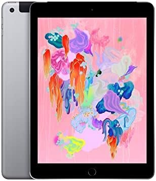 2018 Apple iPad (Wi-Fi + Cellular, 32GB) – Space Gray (Renewed)