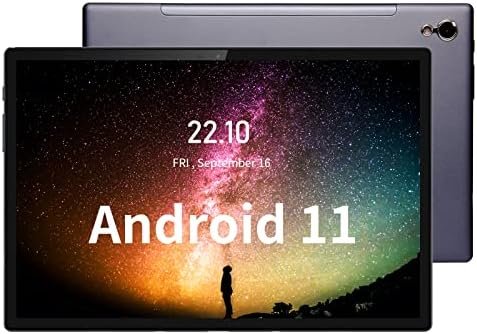 Azeyou Tablet 10.1 inch Android 3G Phone Tablet with 2GB RAM & 32GB Storage, 2MP & 5MP Cameras, Quad Core, 6000mAh, Dual SIM Cards Slot, Metal Body, T10 Tablet