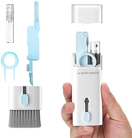 LA BARFUMERIE Electronics Cleaner Kit. Keyboard Brush, Airpod Cleaning Tool, Phone Screen Cleaner. for Computers, MacBooks, Laptops, Airpods Pro, Headphones.