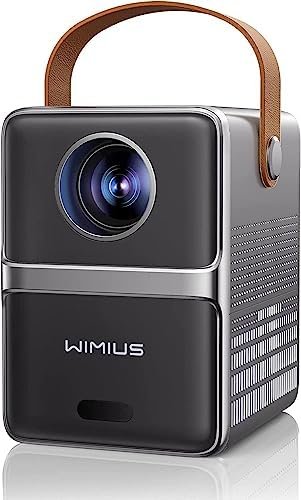 [Electric Focus] Mini Projector with 5GWiFi and Bluetooth, WIMIUS 1080P Outdoor Projector, Portable Movie Projector, 300″ Screen, Compatible with iOS/Android/TV Stick/HDMI/PS5