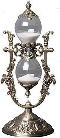 Hourglass Timer, 15 Minutes Embossed Golden Hourglass Timer,Used for Vintage Home Decoration, Office / Desk Decoration, Kitchen Wedding Gifts (P1-G42U-8VJR)