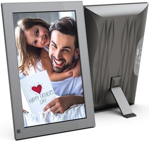 10.1″ Digital Picture Frame WiFi Digital Photo Frame – 1280×800 IPS Touch Screen, Motion Sensor, Auto Rotate, Slideshow, Share Photos and Videos via VPhoto APP, Gift for Family and Friends, 32GB