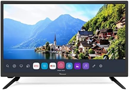 Norcent 24 Inch 720P HD LED Smart TV (N24H-S1) Build-in WebOS System, HDMI ARC USB Optical Ports, with TTS Function