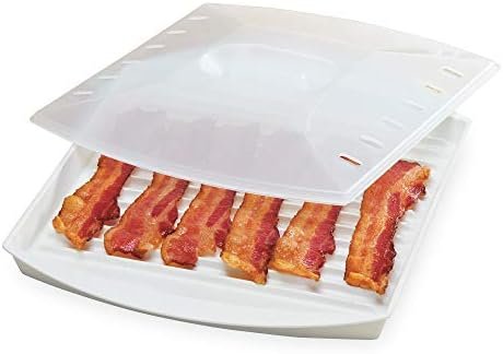 Progressive International Prep Solutions Microwavable Bacon Grill, White, 1 Piece