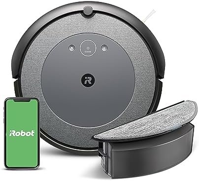 iRobot Roomba Combo i5 Robot Vacuum & Mop – Clean by Room with Smart Mapping, Works with Alexa, Personalized Cleaning Powered OS, Ideal for Pet Hair, Carpet and Hard Floors