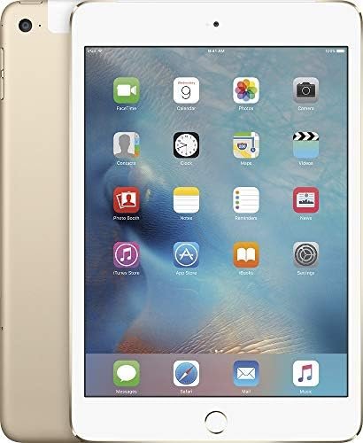 Apple iPad Mini 4 32gb Gold WiFi + Cellular Unlocked (Renewed)