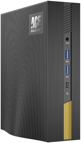 ACEMAGICIAN Mini PC, Intel 12th i5-12450H Mini Gaming PC (8C/16T, up to 4.4GHz) 32GB DDR4 512GB PCIe SSD Mini Computers, Beat i7 11390H, TDP45W, Support 4K@60Hz/2*HDMI/WiFi6/BT5.2/Office/Business