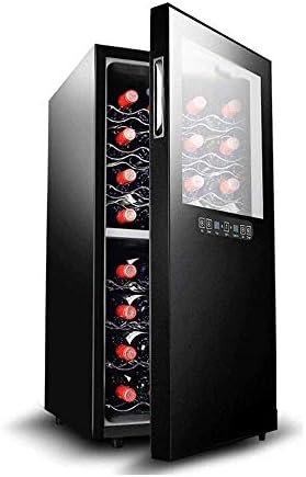 GagalU 24 Bottle Thermoelectric Red and White Wine Cooler, Quiet Operation Thermoelectric Wine Fridge Freestanding Counter Top Wine Cellar Refrigerator – Independent Double Temperature Zone
