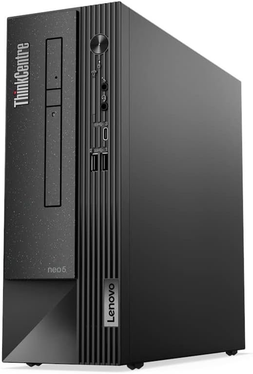 VCI Lenovo ThinkCentre Neo 50s SFF, Intel (6 Core) i5-12400, 8GB RAM, 256GB SSD NVMe, Windows 10 Pro, DVD-Writer, Wi-Fi 6 AX200 (Gig+), Desktop Computer