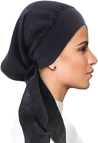 FADACHY Chemo Headwear for Women,Chemo Caps Lightweight for Summer with Head Scarf,Silky Soft Hair Turbans Fashion