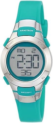 Armitron Sport Women’s 45/7012 Digital Chronograph Resin Strap Watch