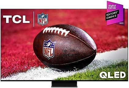 TCL 85-Inch QM8 QLED 4K Smart Mini LED TV with Google (85QM850G, 2023 Model) Dolby Vision, Atmos, HDR Ultra, Game Accelerator up to 240Hz, Voice Remote, Works Alexa, Streaming Television