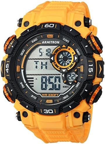 Armitron Sport Men’s Digital Chronograph Resin Strap Watch, 40/8397