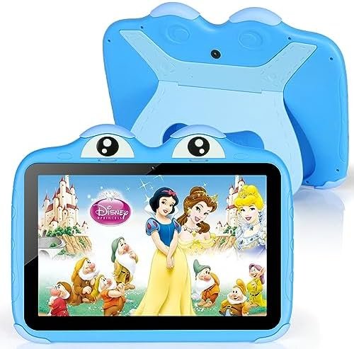 Kids Tablet 10.1 Inches Tablet for Kids, Android 11 64GB Tablets for Kids with Case, Google Play, YouTube, Dual Camera, WiFi, Bluetooth, Apps Pre-Installed, Education, Parent Control (Blue)