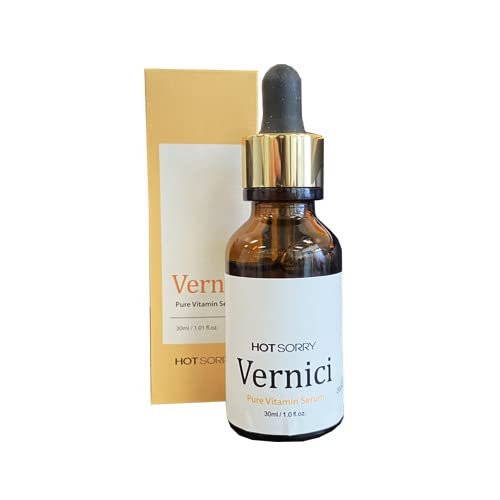 Hot Sorry Vernici Pure Vitamin Serum with Vitamin C, hyaluronic acid and Niacinamide Provides vitality and shine with Creates radiant face, 1 fl.oz